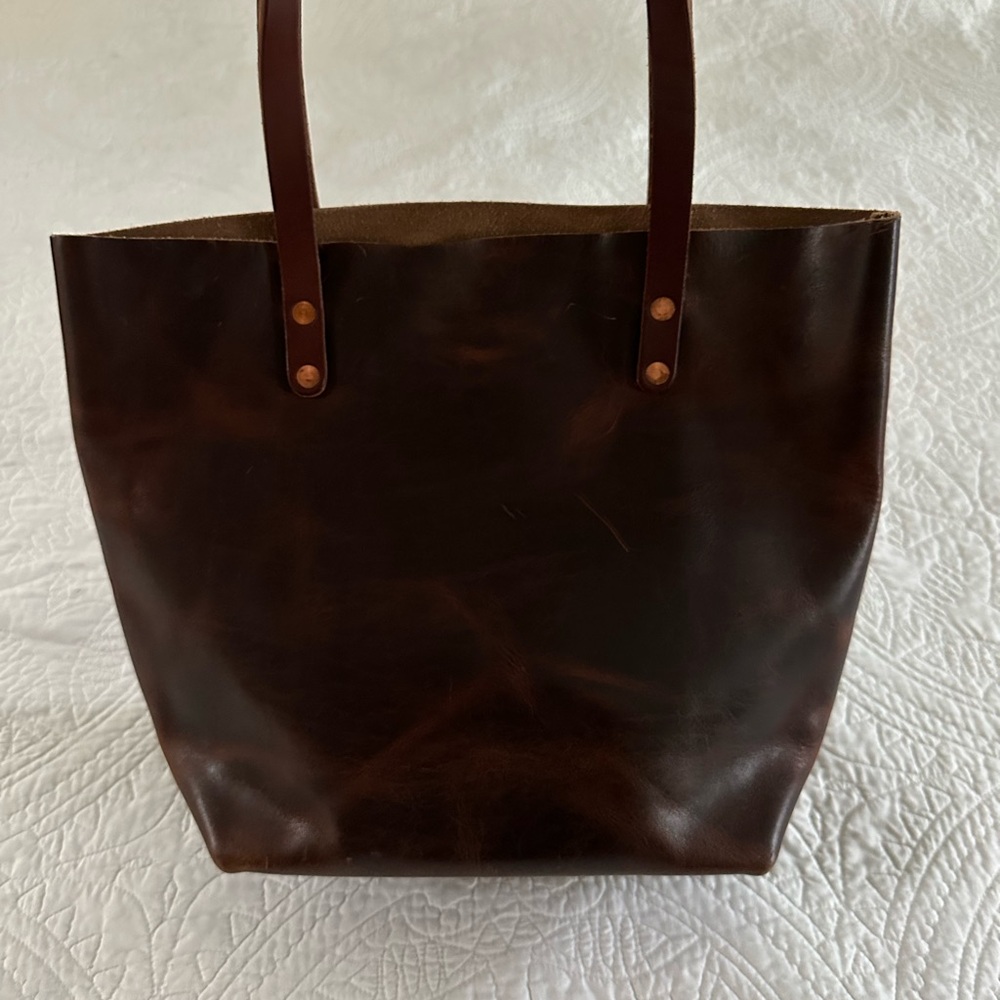 KMM Dublin Brown Classic Leather Tote